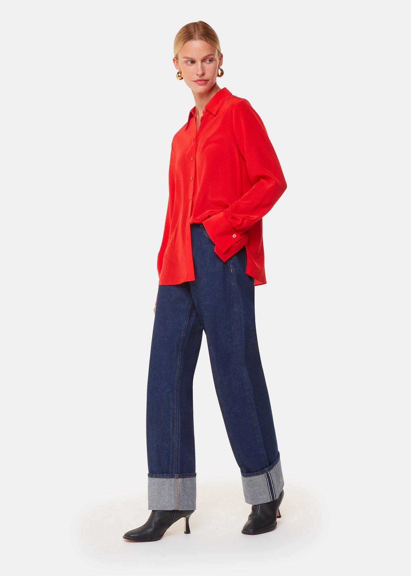 Red Ultimate Silk Shirt