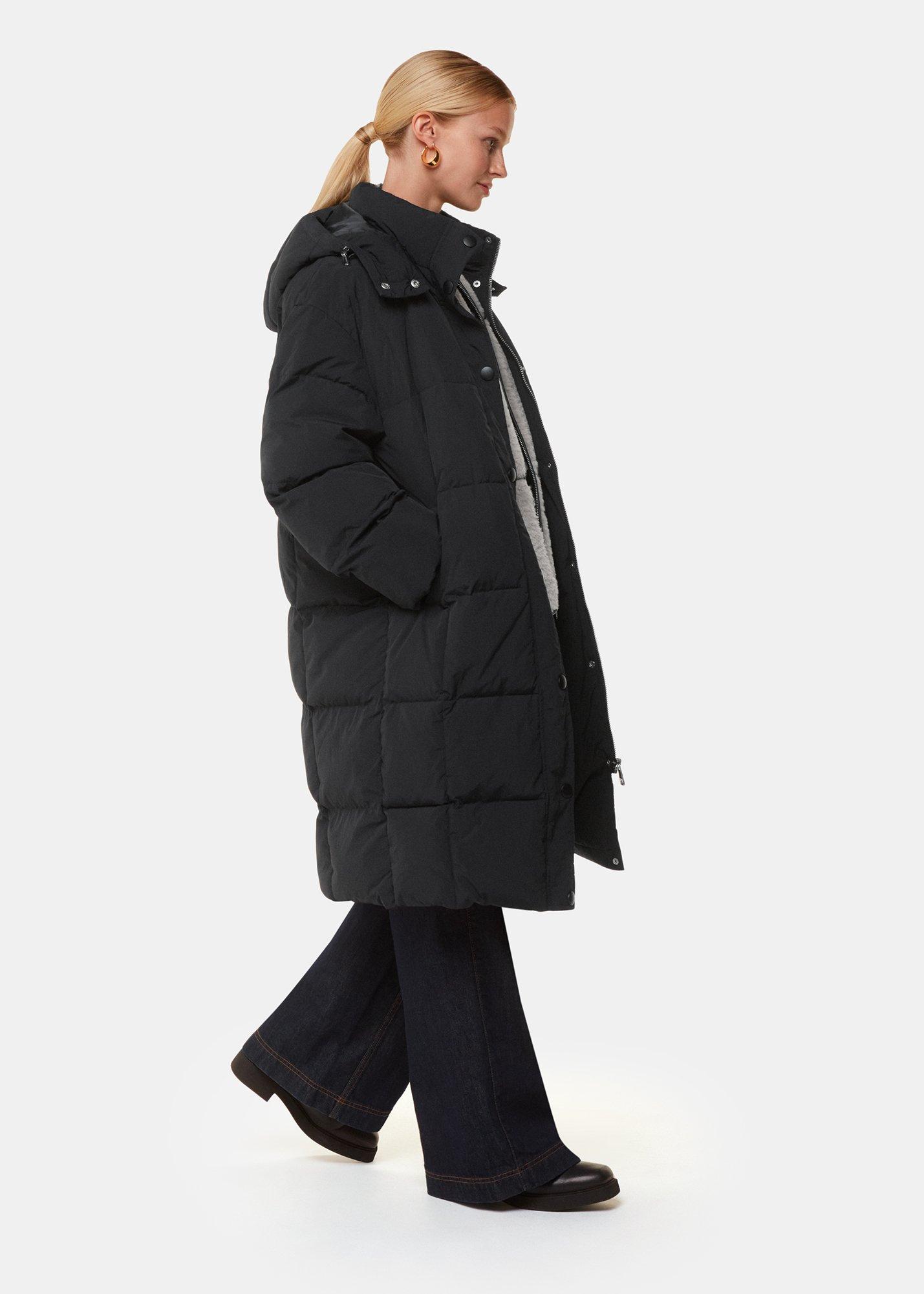 Black Una Puffa Coat