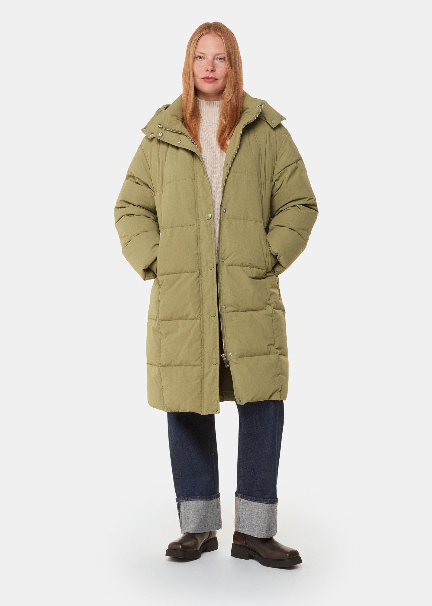 Khaki Una Puffa Coat
