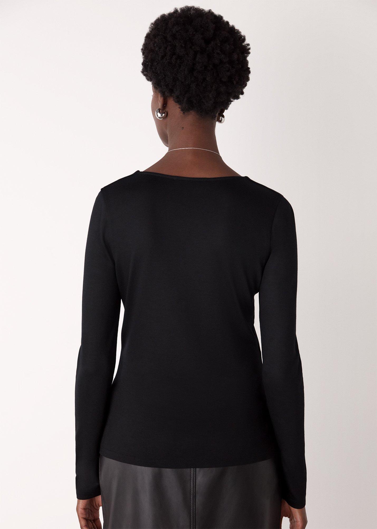 V Neck Long Sleeve Top