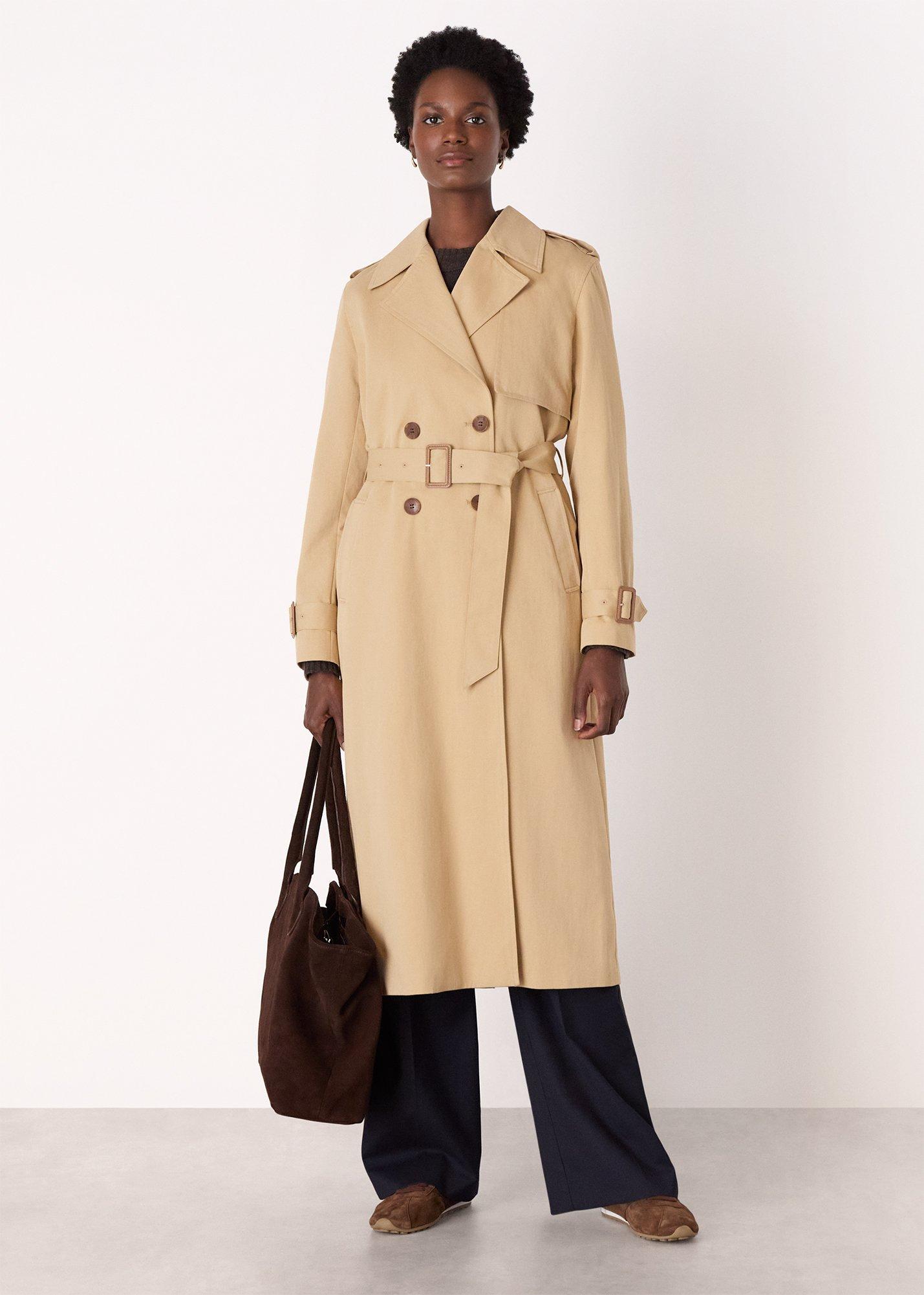 Neutral Valentina Trench Coat