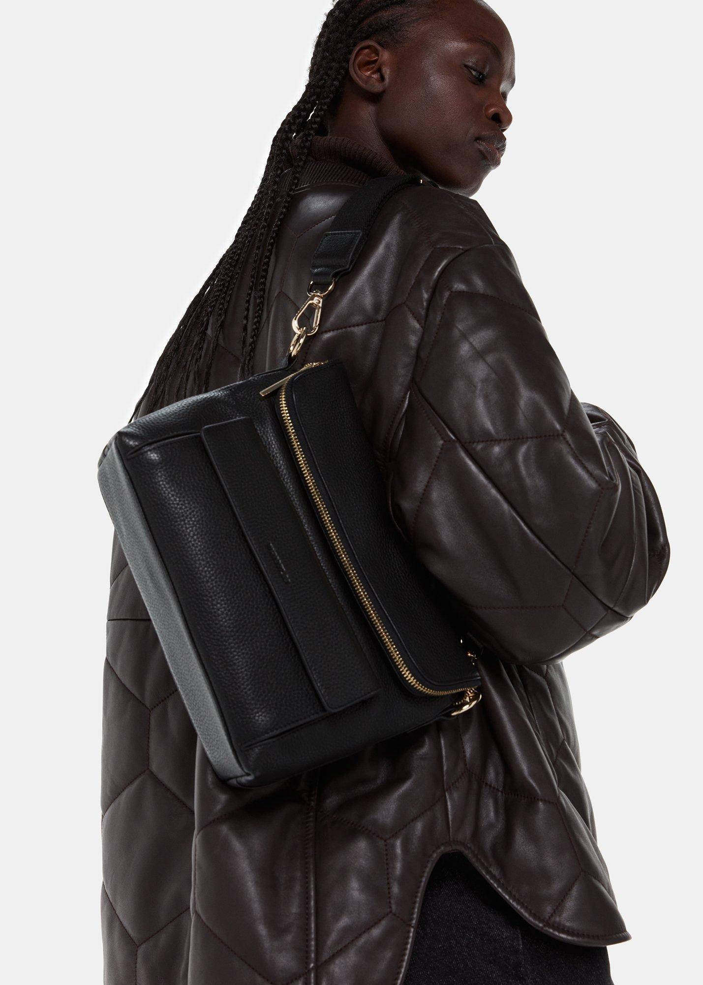 Black Vida Crossbody Bag