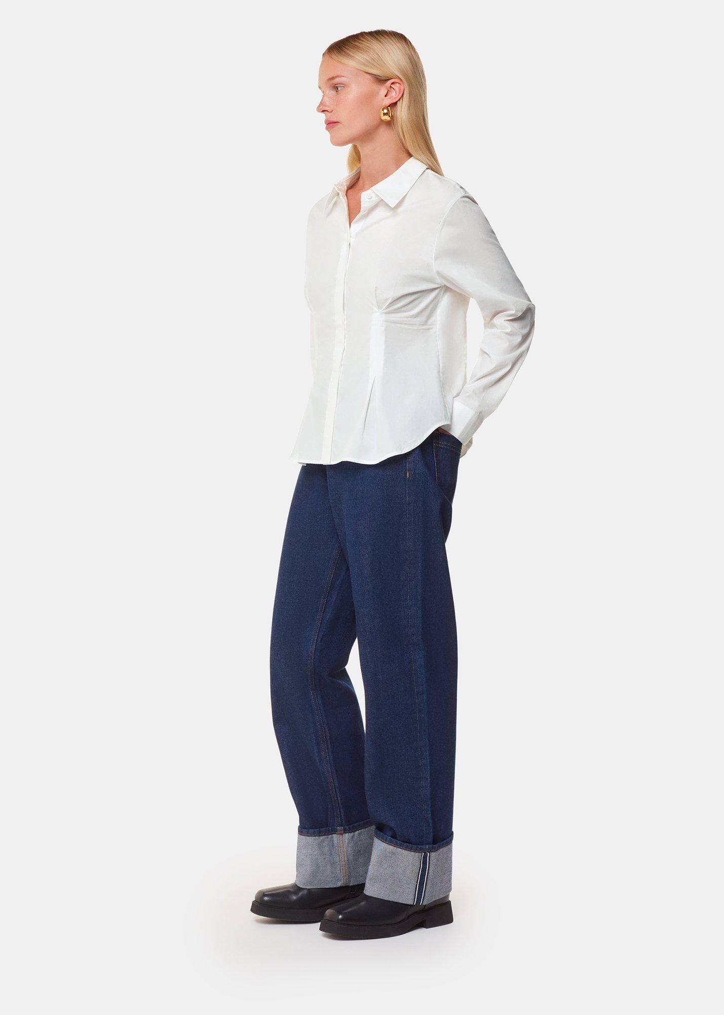 Waisted Cotton Shirt