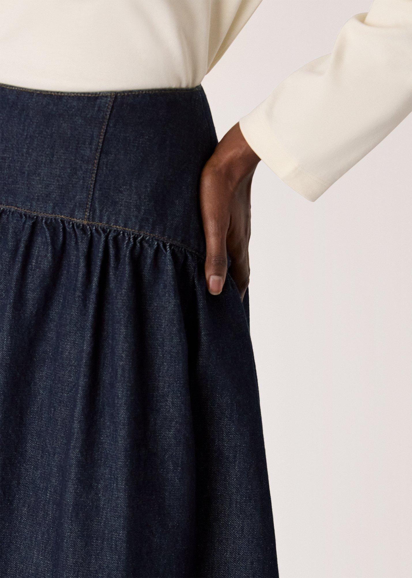 Waisted Midi Skirt