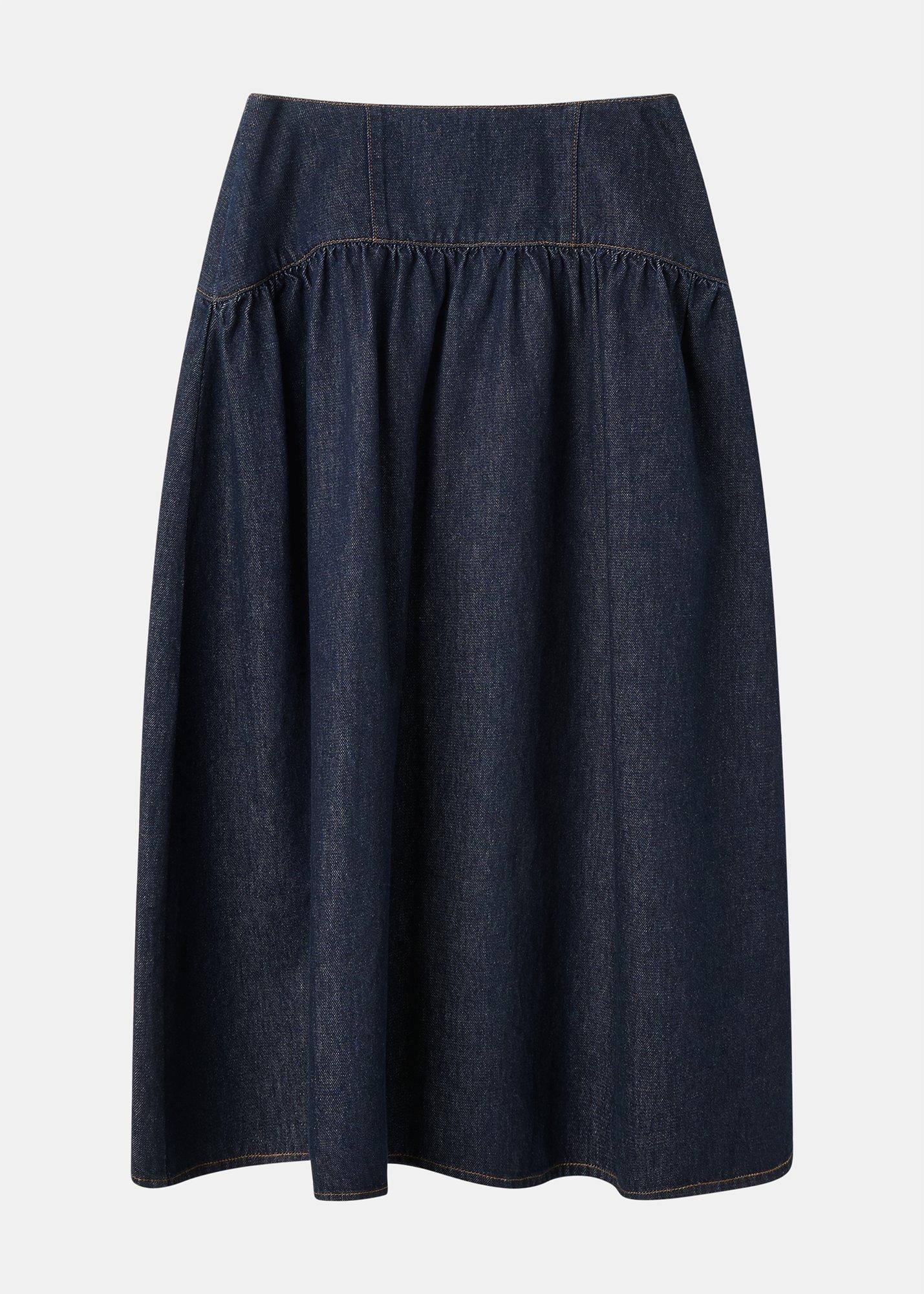 Waisted Midi Skirt