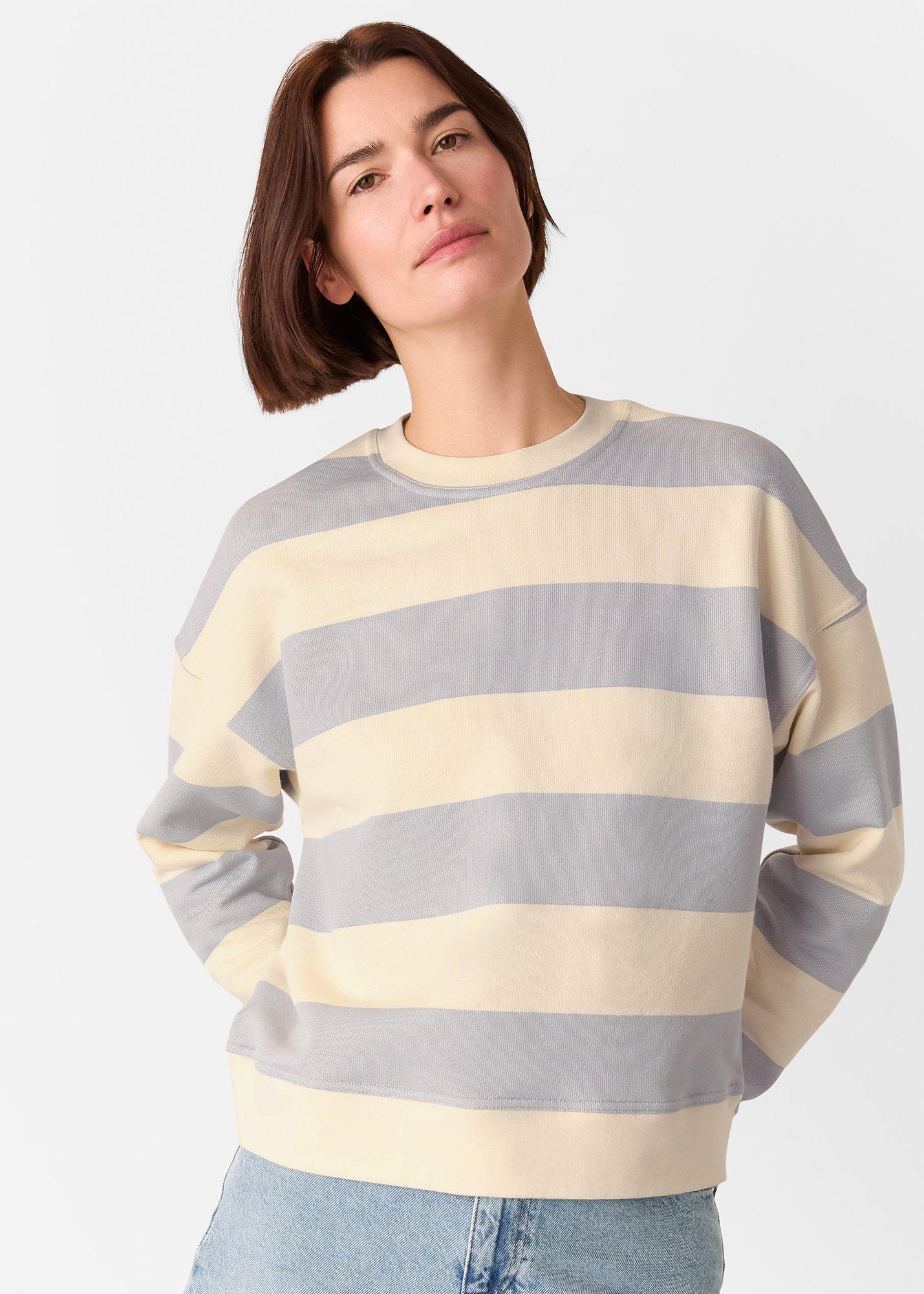 Wide Stripe Sweat