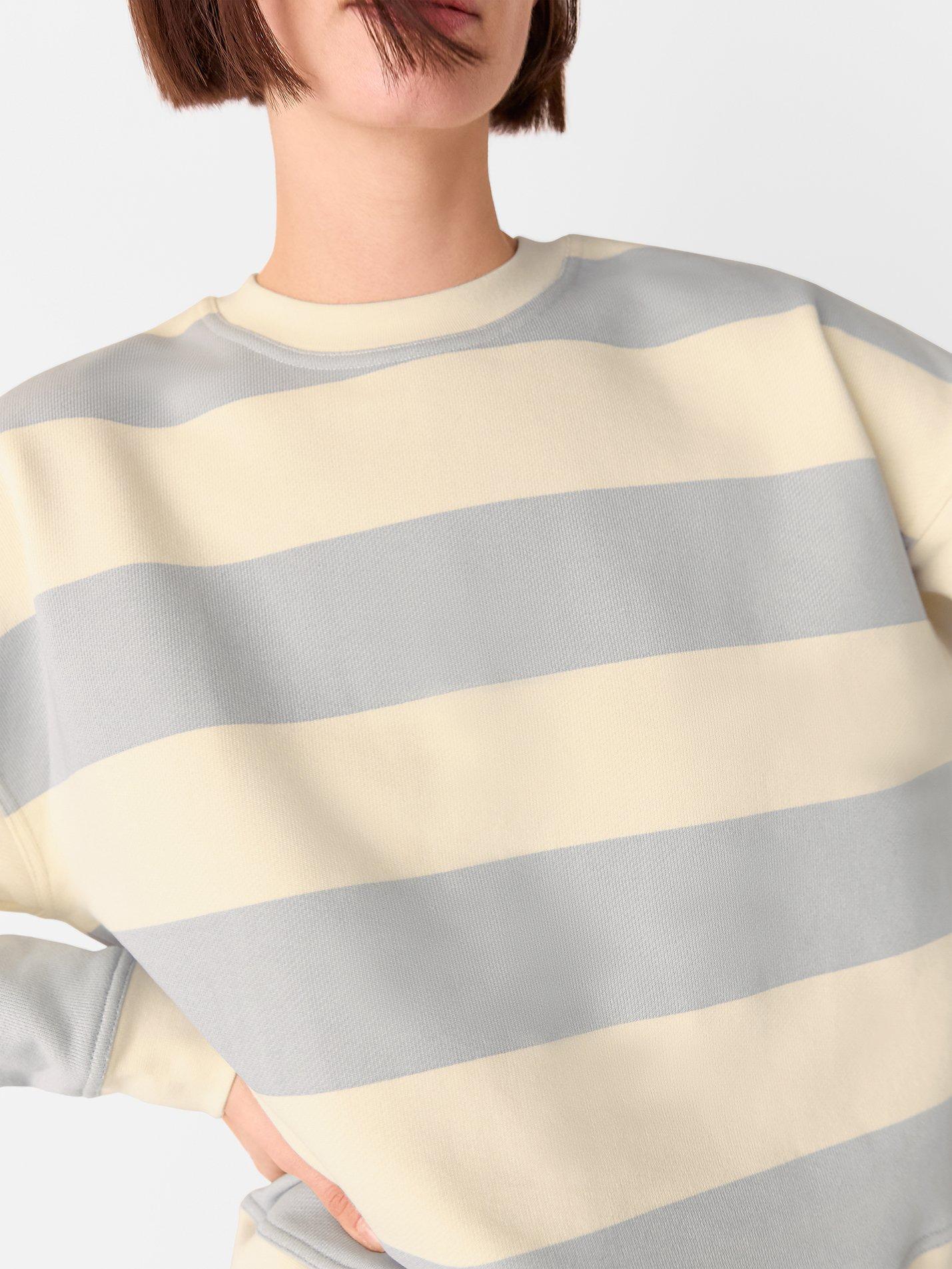 Wide Stripe Sweat
