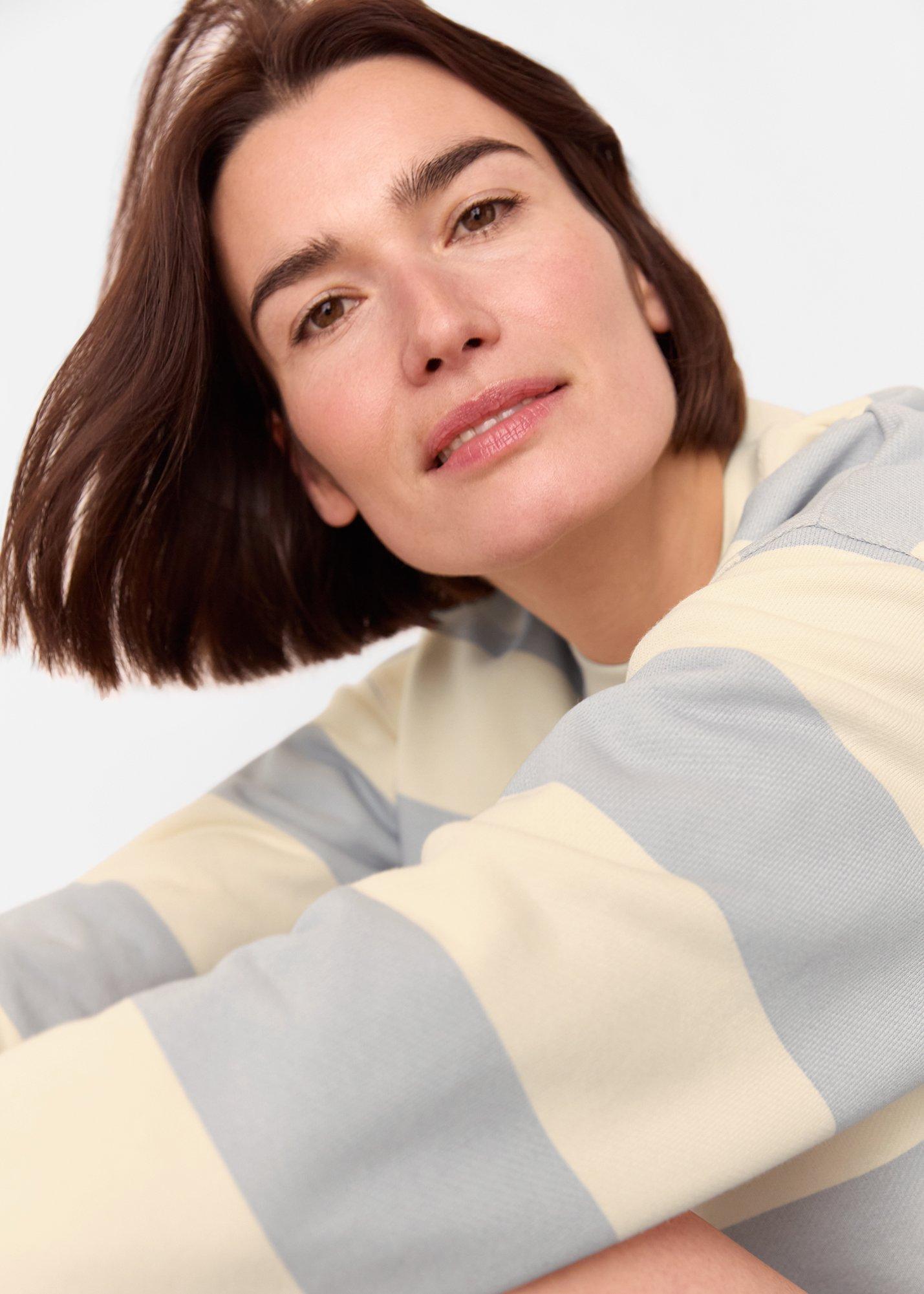 Wide Stripe Sweat