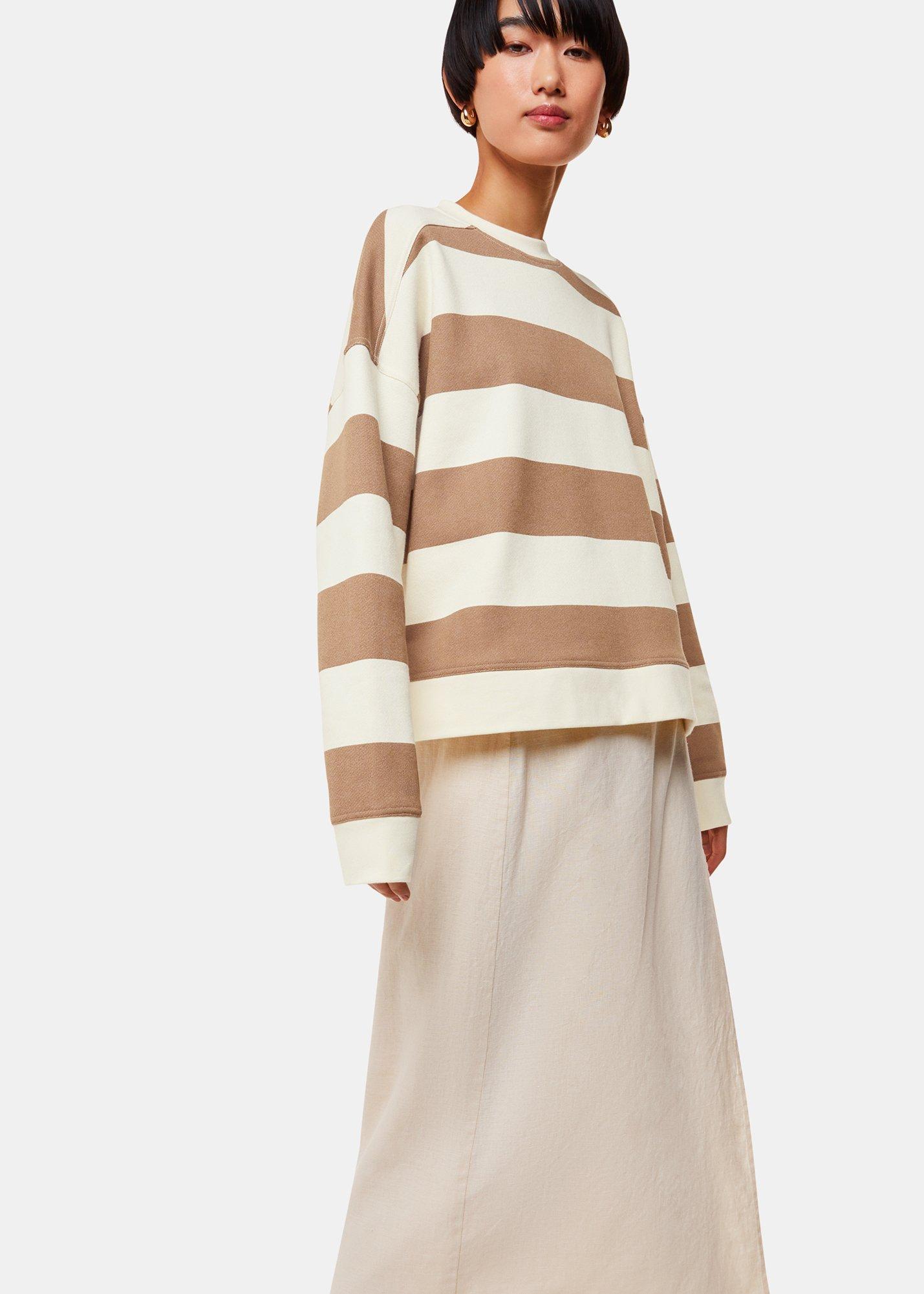 Wide Stripe Sweat