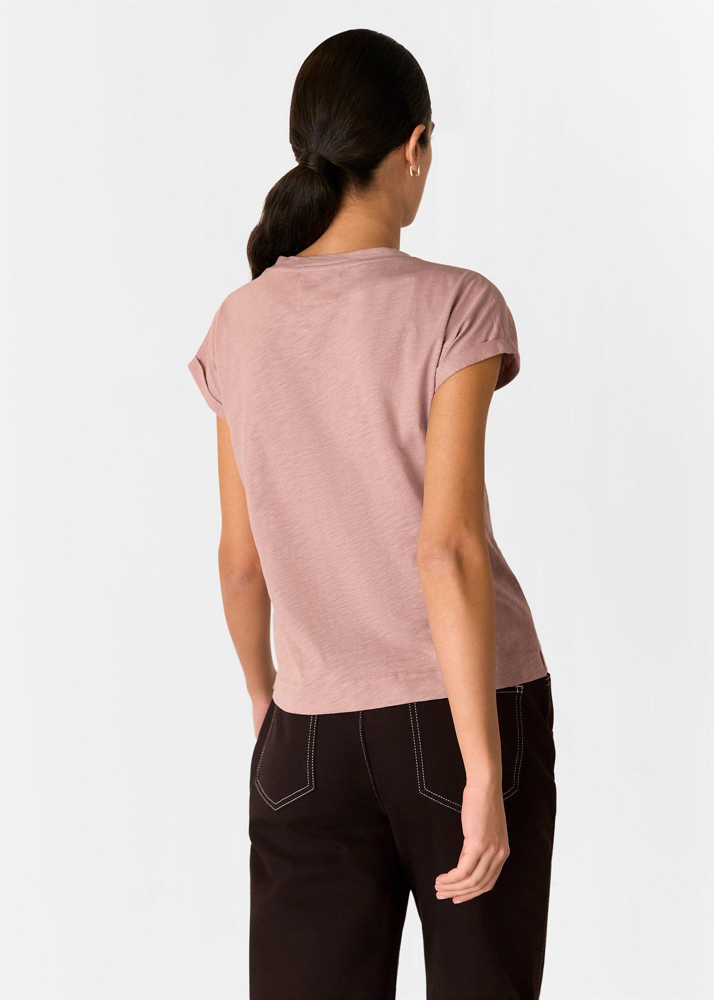 Willa V-Neck Cap Sleeve Tee