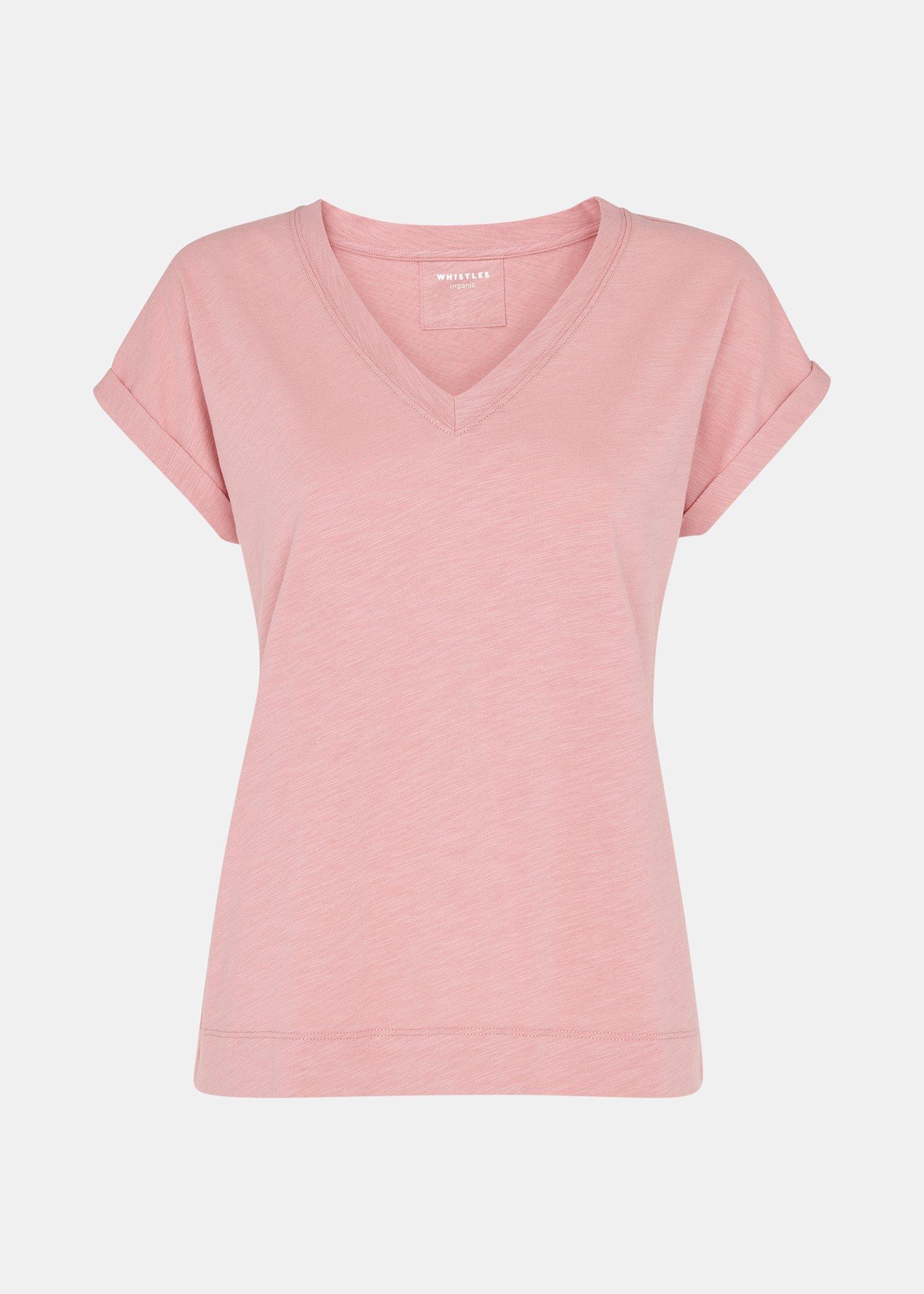 Willa V-Neck Cap Sleeve Tee