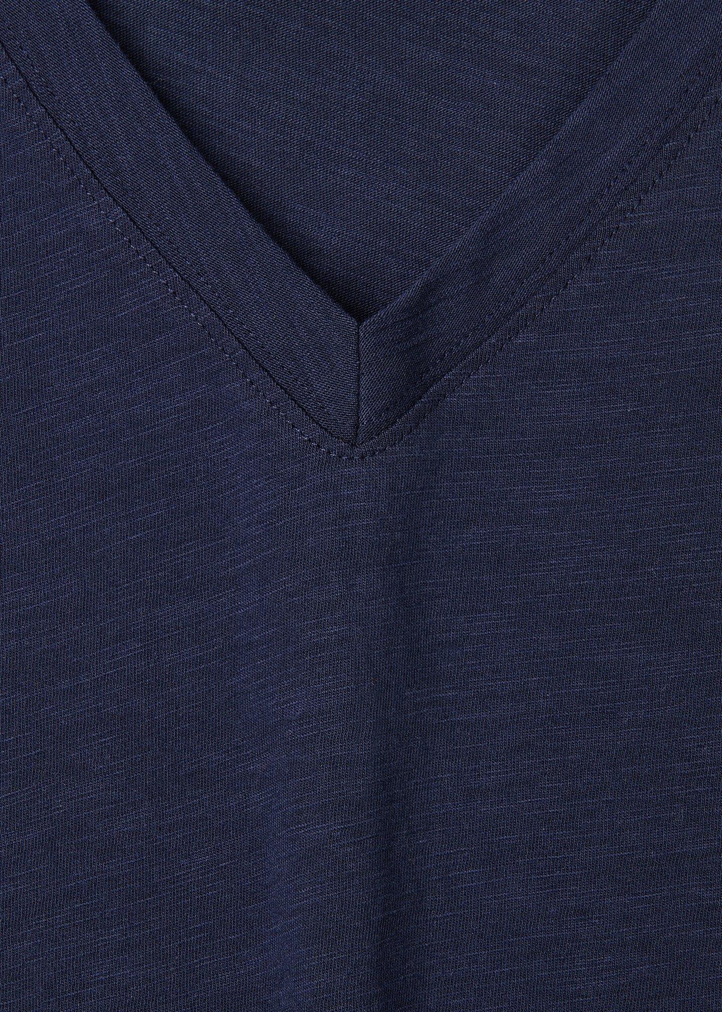 Willa V-Neck Cap Sleeve Tee