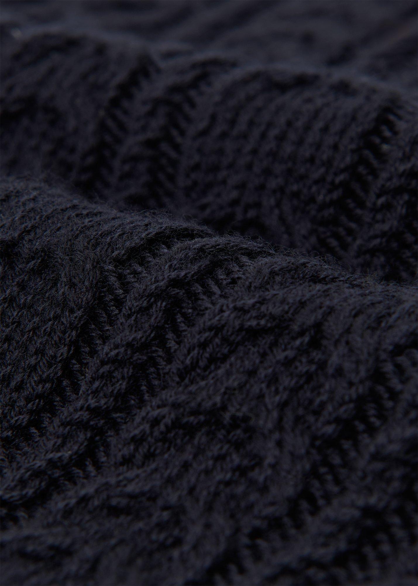 Wool Cable Detail Knit Tank