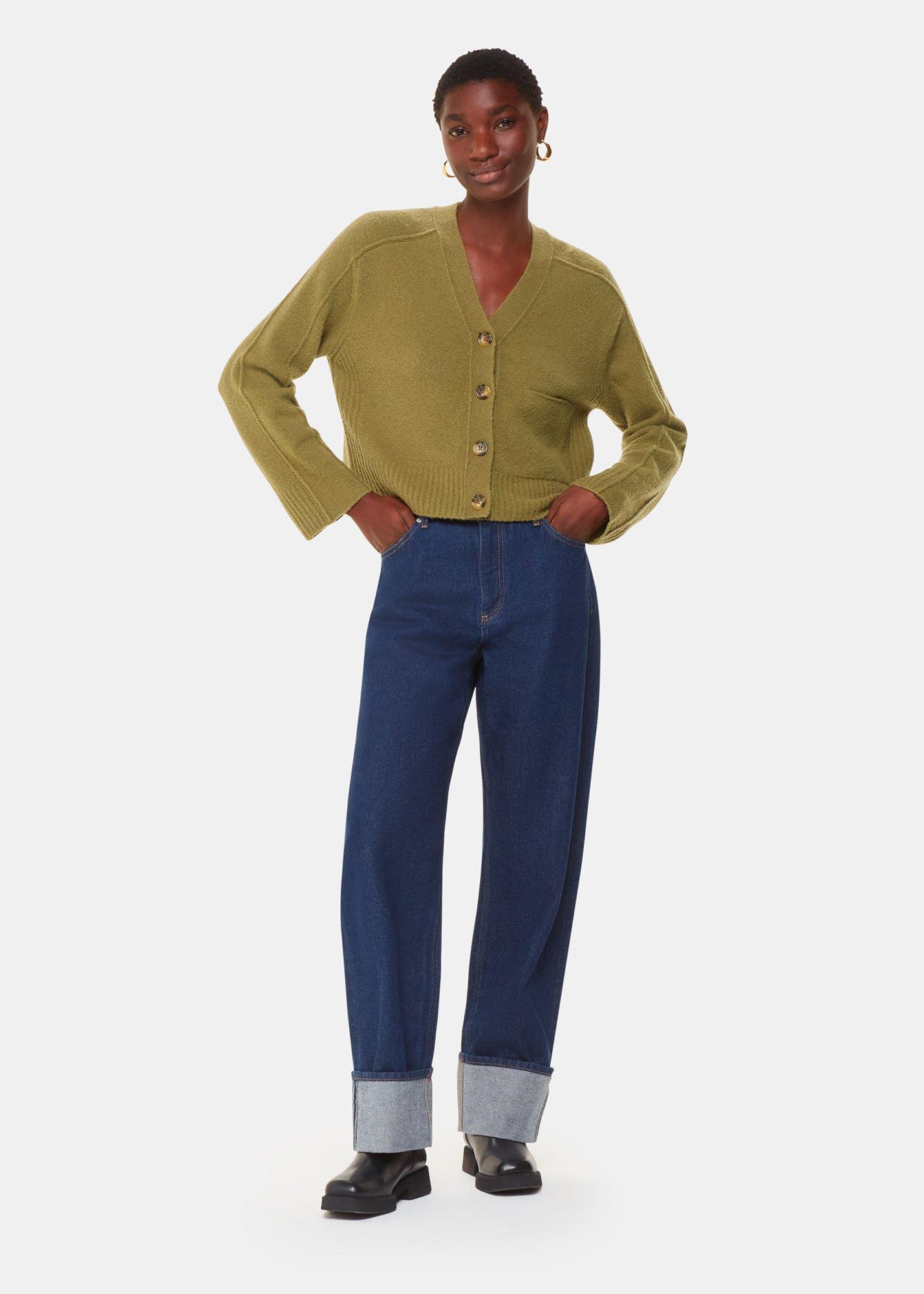 Wool Mix Pocket Cardigan