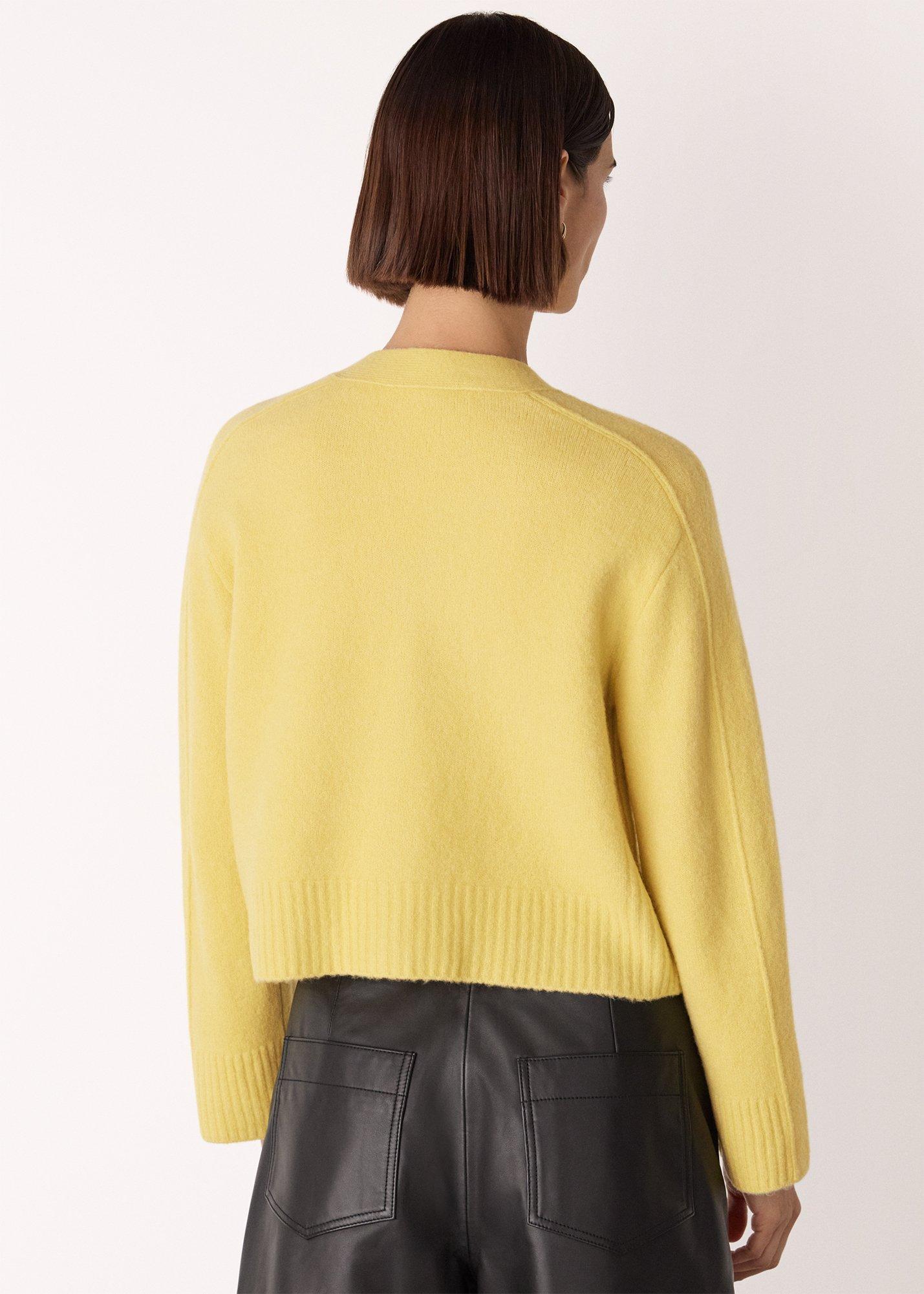 Wool Mix Pocket Cardigan