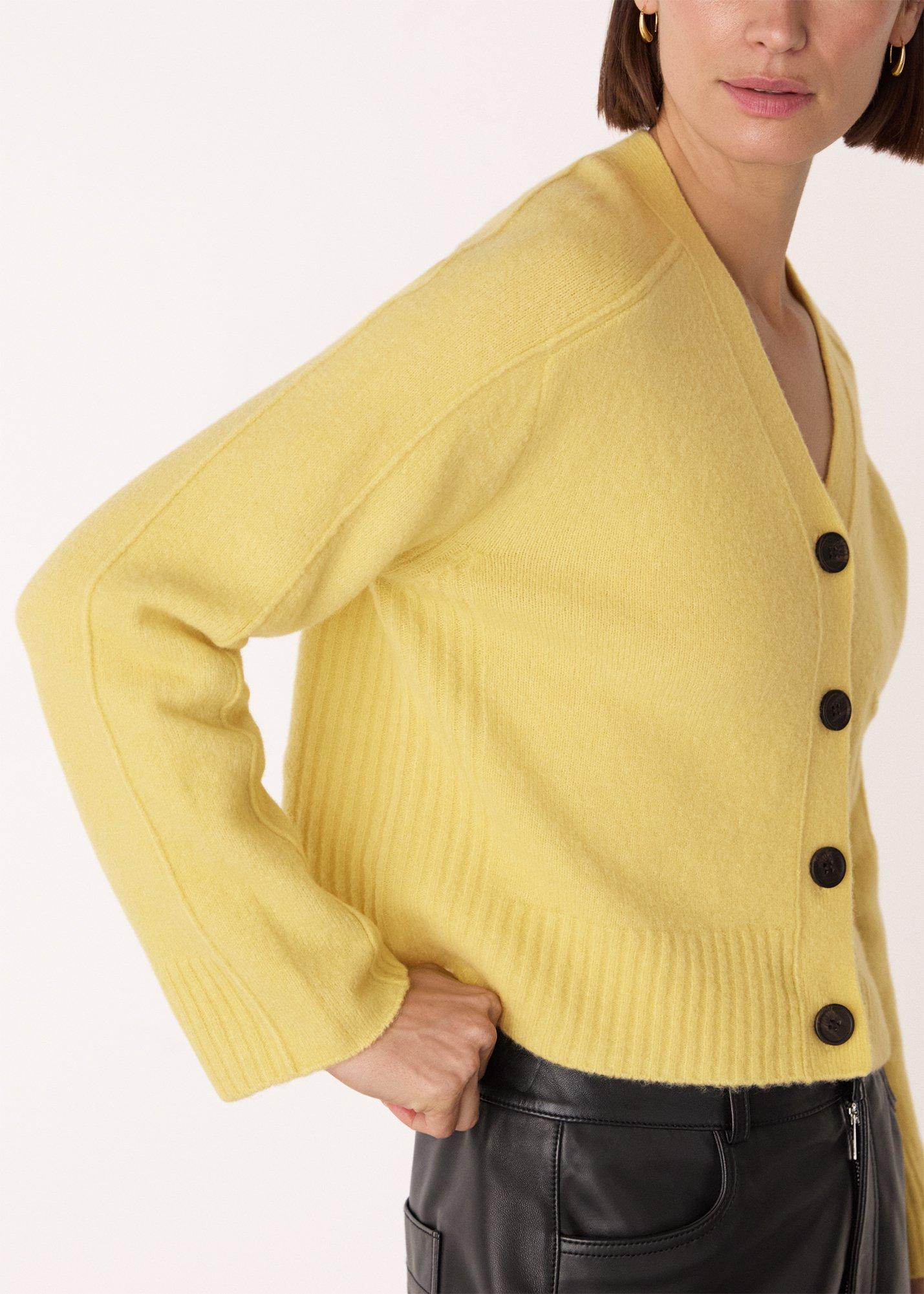 Wool Mix Pocket Cardigan