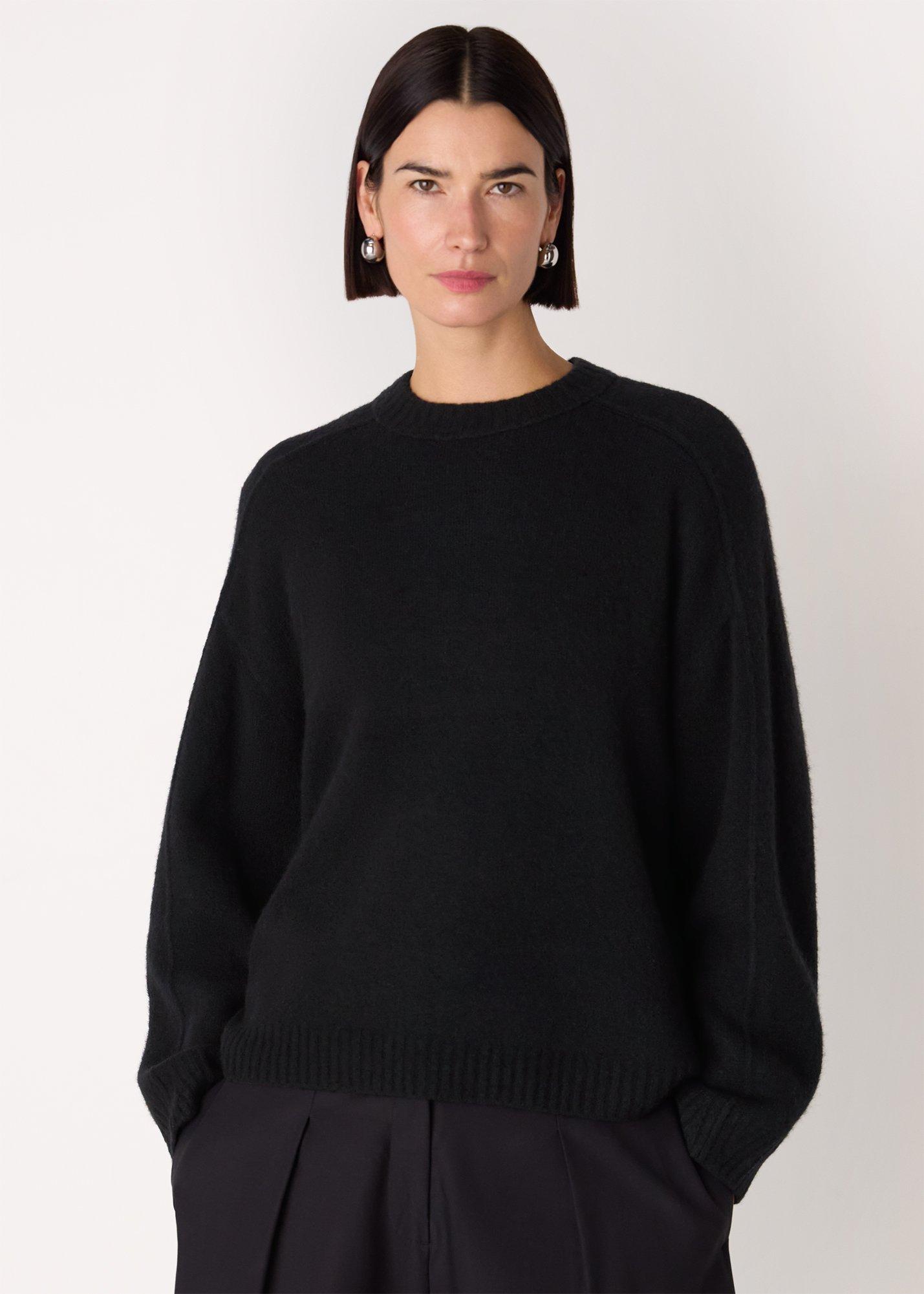 Wool Mix Seam Detail Knit