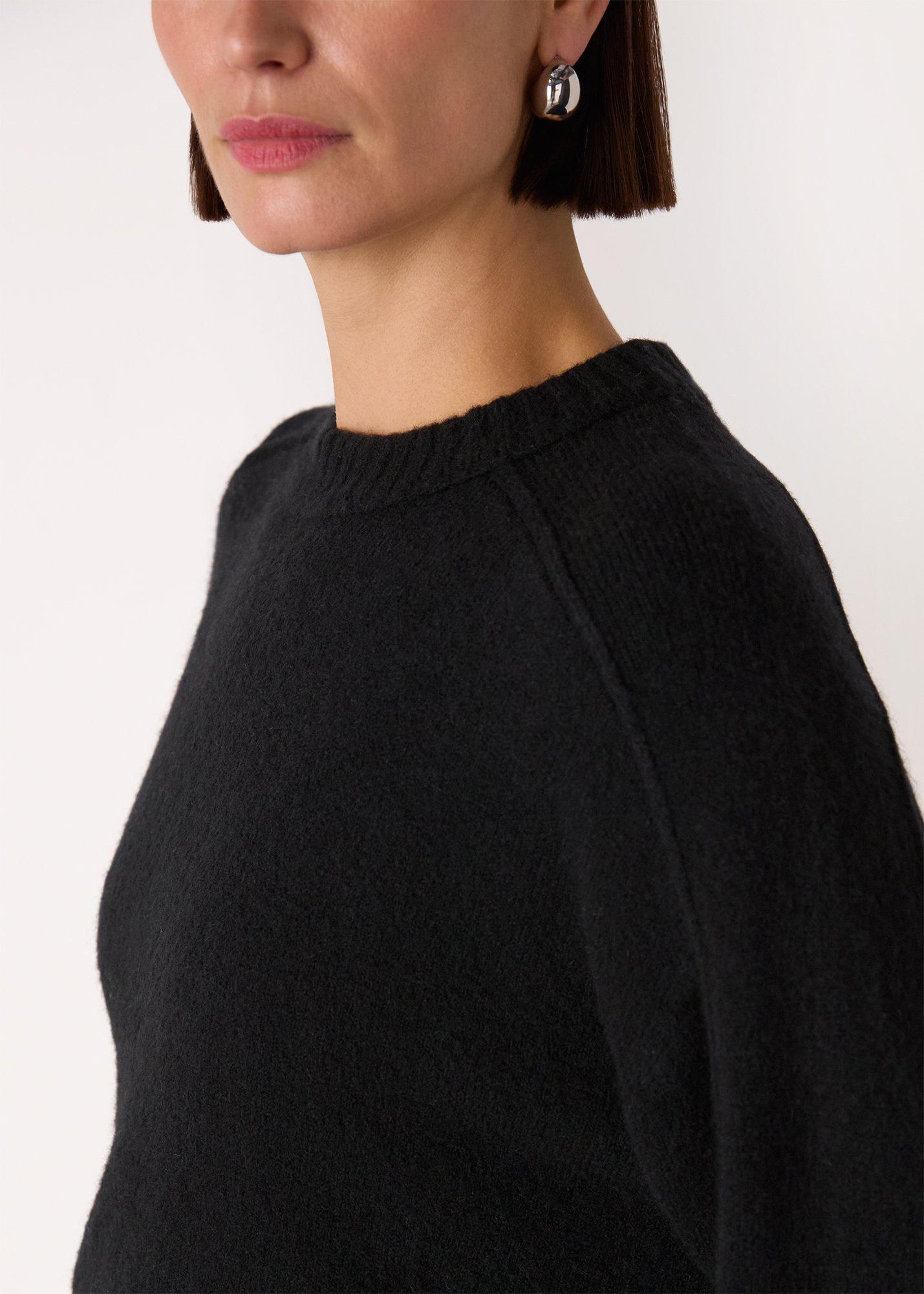 Wool Mix Seam Detail Knit