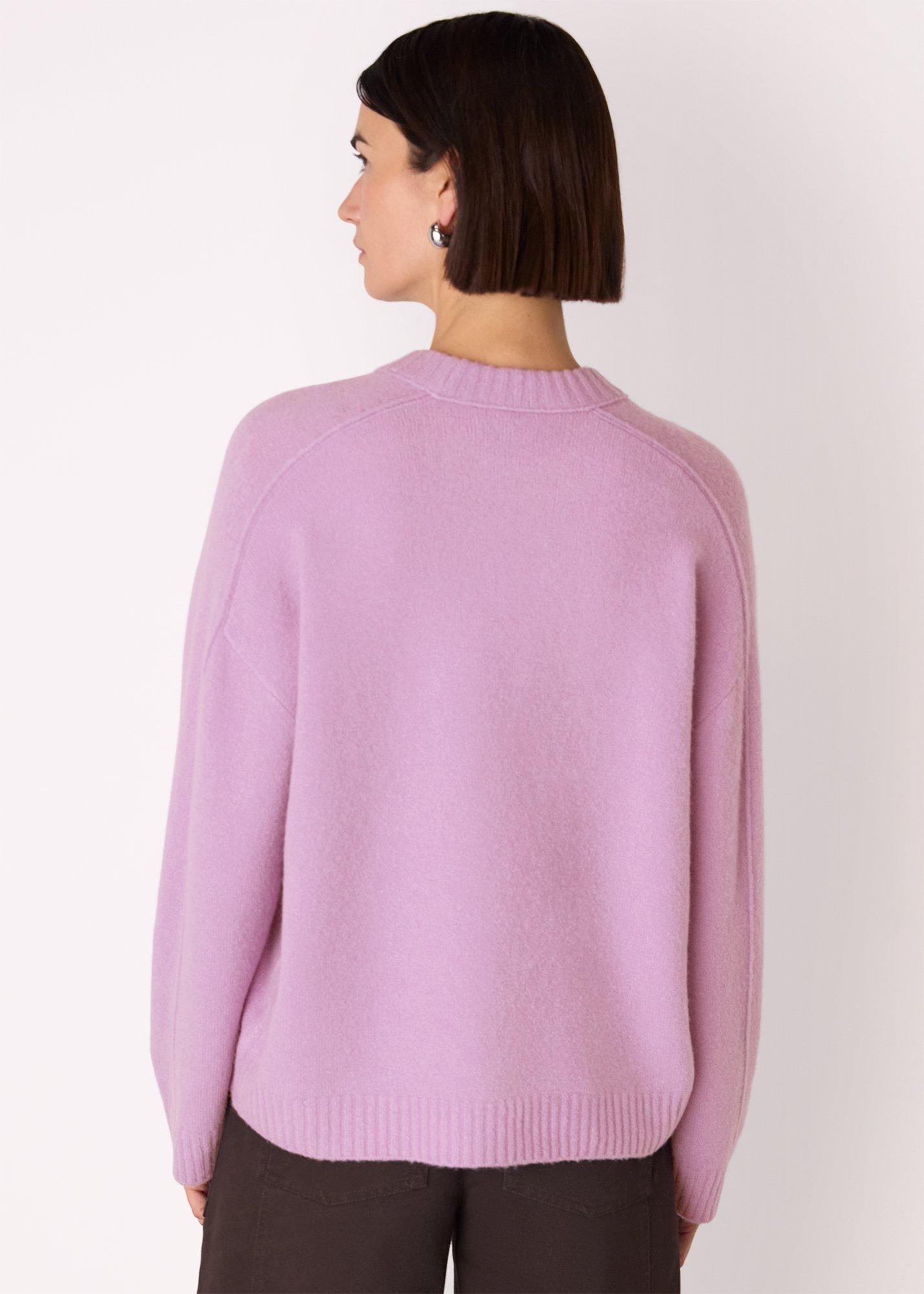 Wool Mix Seam Detail Knit