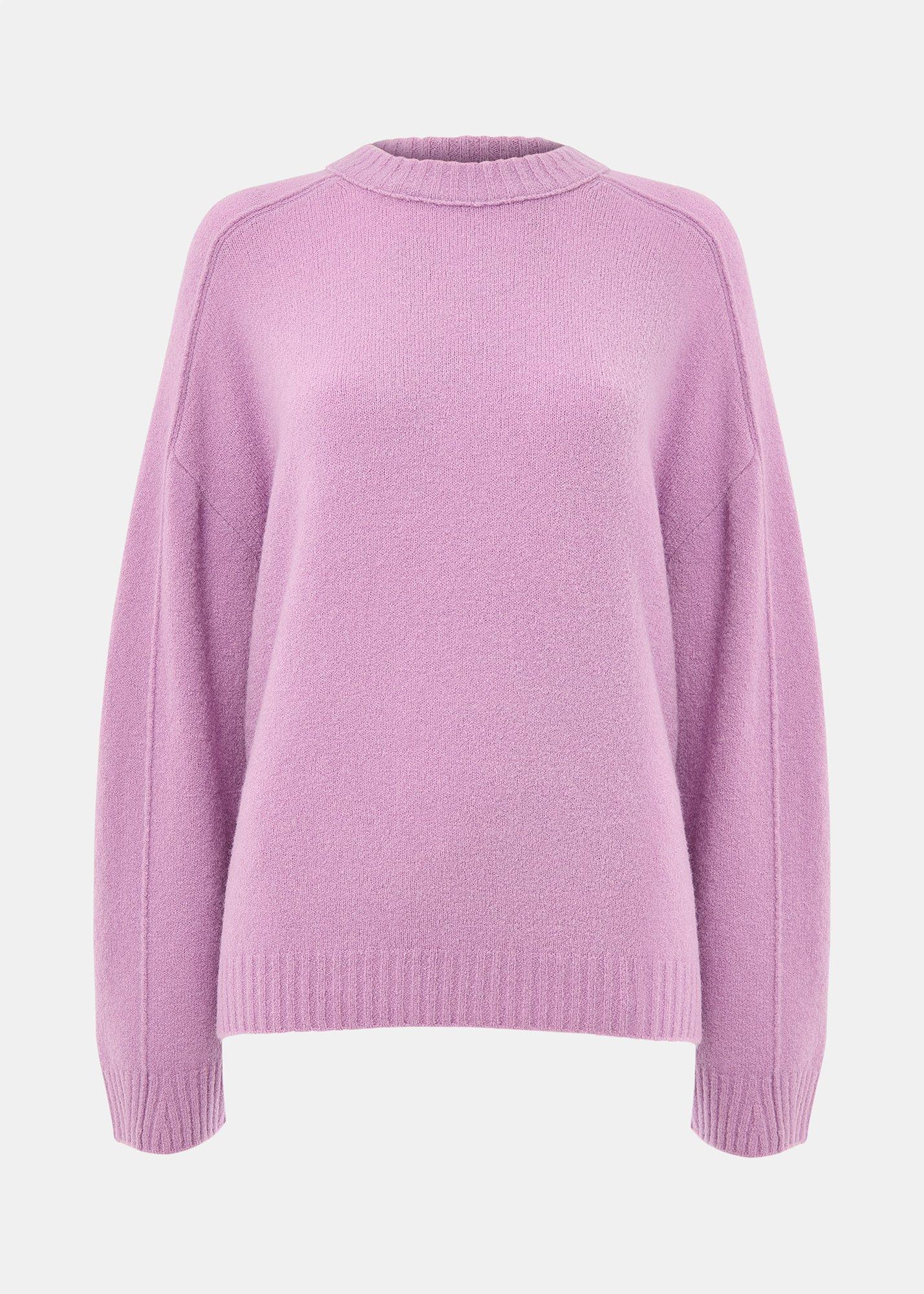 Wool Mix Seam Detail Knit