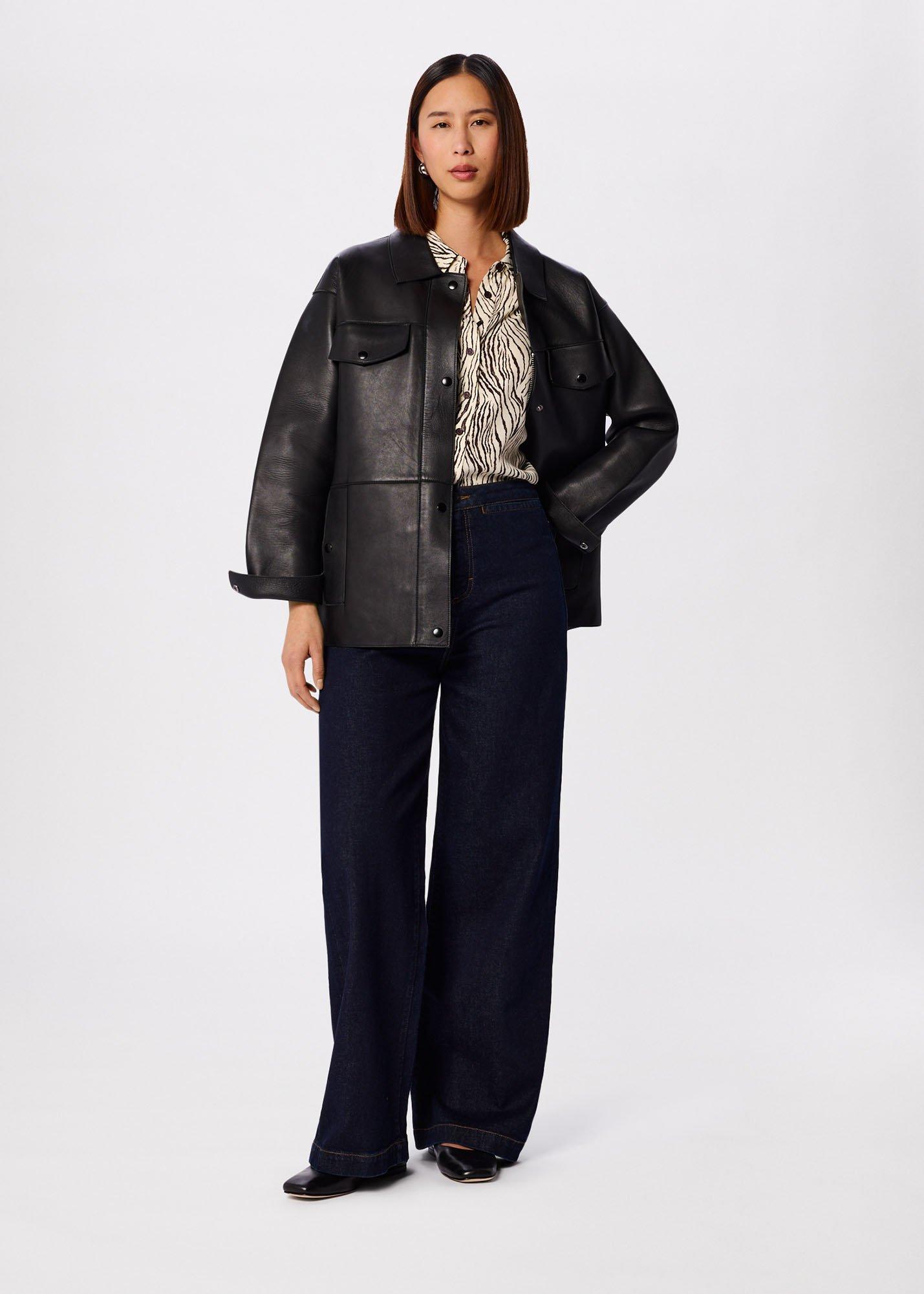 Zebra Button Through Shirt